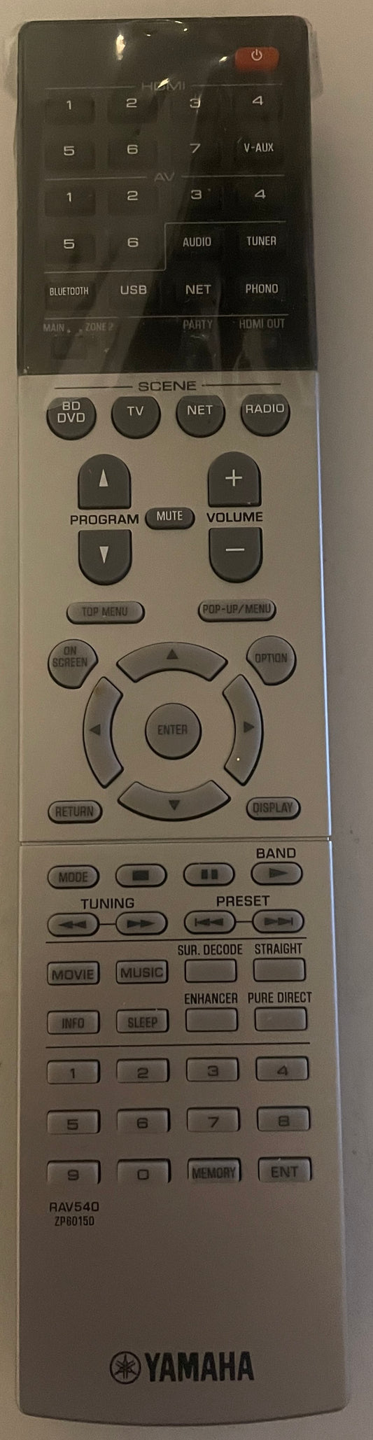 Yamaha AVR Remote Control RAV540