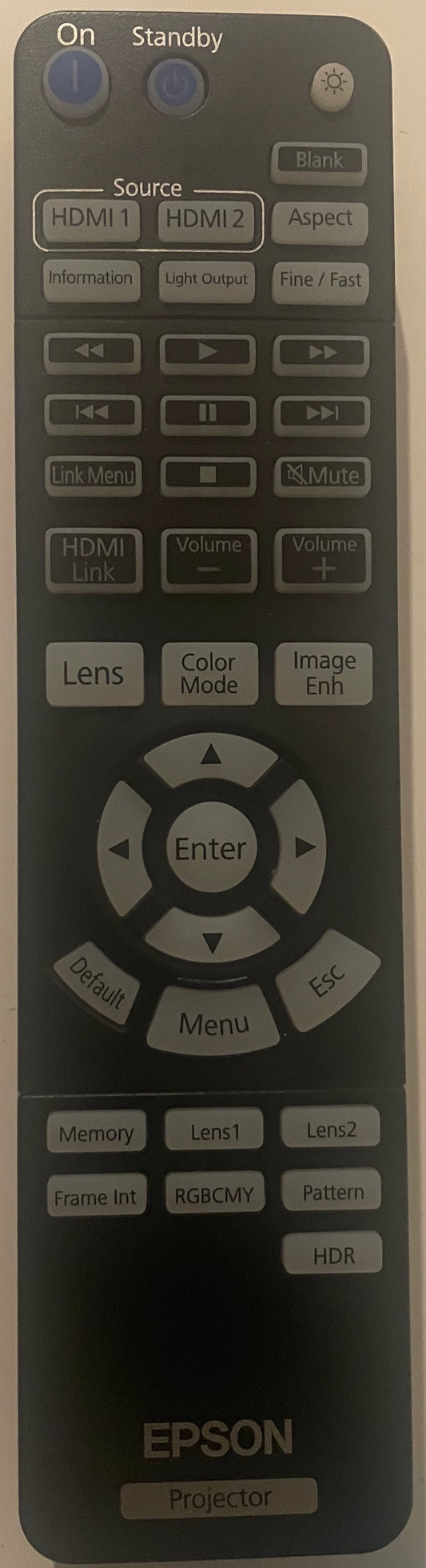 Epson Projector Remote Control 221434500